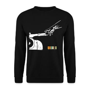 Schwalbefahrer - Simson Schwalbe DDR - Sweat-shirt Unisexe - noir - Devant - Alina (178cm) & Michal (187cm)