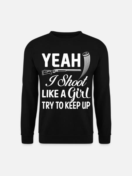 Trapschütze - Unisex Pullover - Schwarz