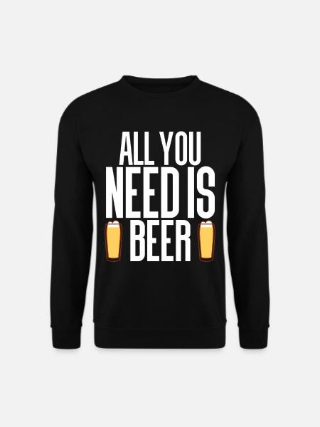 Bière - Sweat-shirt Unisexe - noir