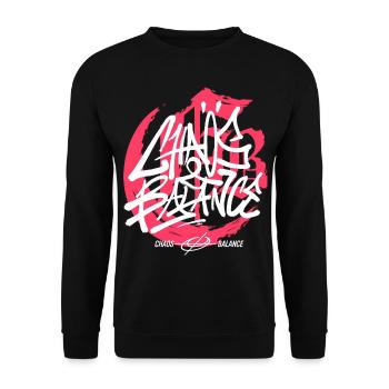 Streetwear Urban Graffiti - Unisex Sweatshirt - black - Front - Alina (178cm) & Michal (187cm)