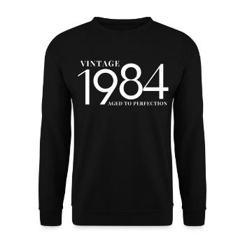Légende de 1984 - Sweat-shirt Unisexe - noir - Devant - Alina (178cm) & Michal (187cm)