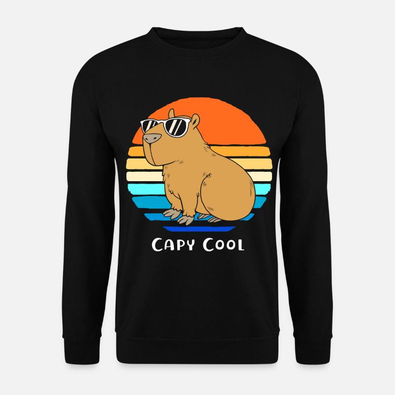 Capybara Capibara - Unisex Sweatshirt - black