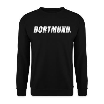 Dortmund - Sweat-shirt Unisexe - noir - Devant - Alina (178cm) & Michal (187cm)