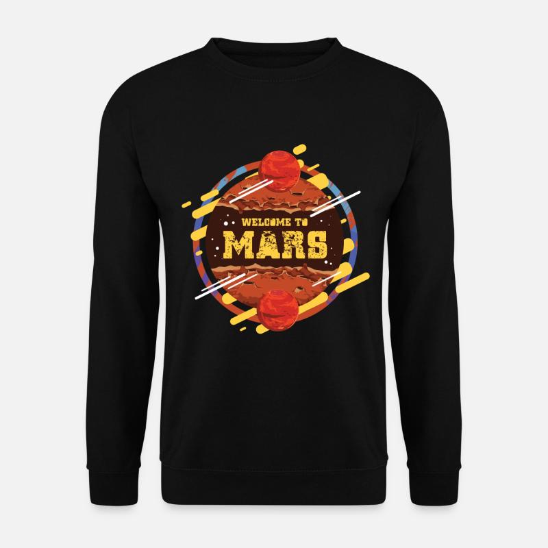 Bienvenue sur Mars Gift Idea - Sweat-shirt Unisexe - noir