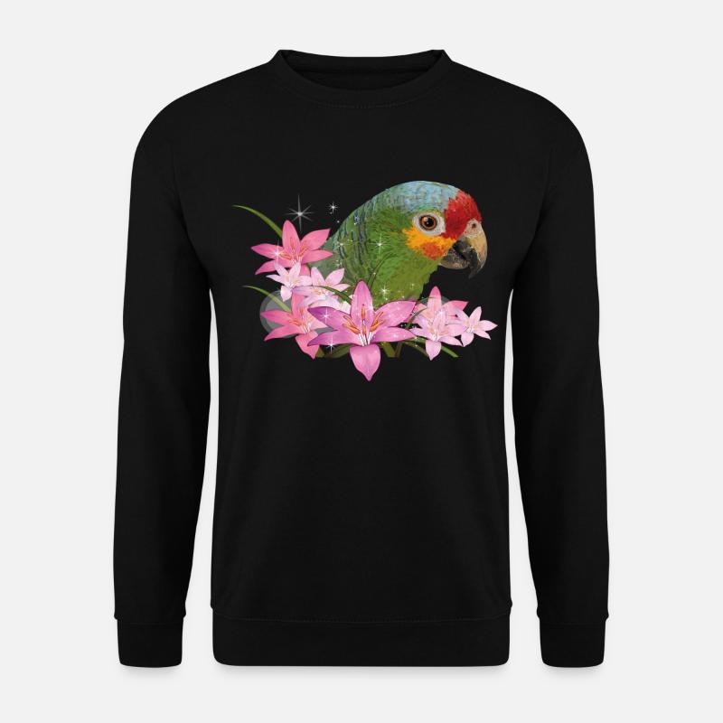 red-browed amazon - Unisex Sweatshirt - black