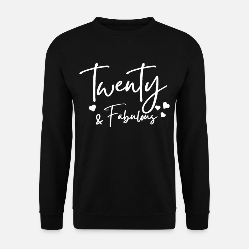 zwanzig fabelhaft - Unisex Pullover - Schwarz