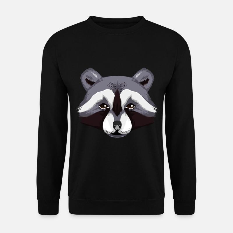 racoon - Unisex Sweatshirt - black