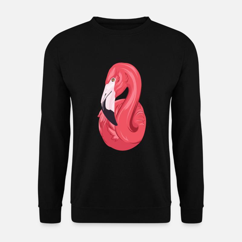 Flamingo été / été / soleil - Sweat-shirt Unisexe - noir
