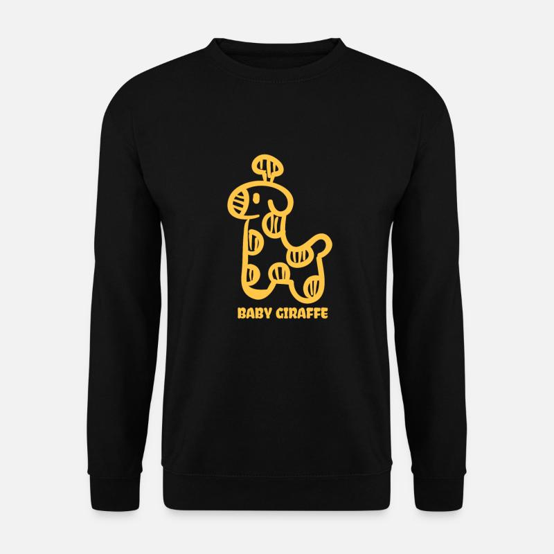 Bébé girafe - Sweat-shirt Unisexe - noir