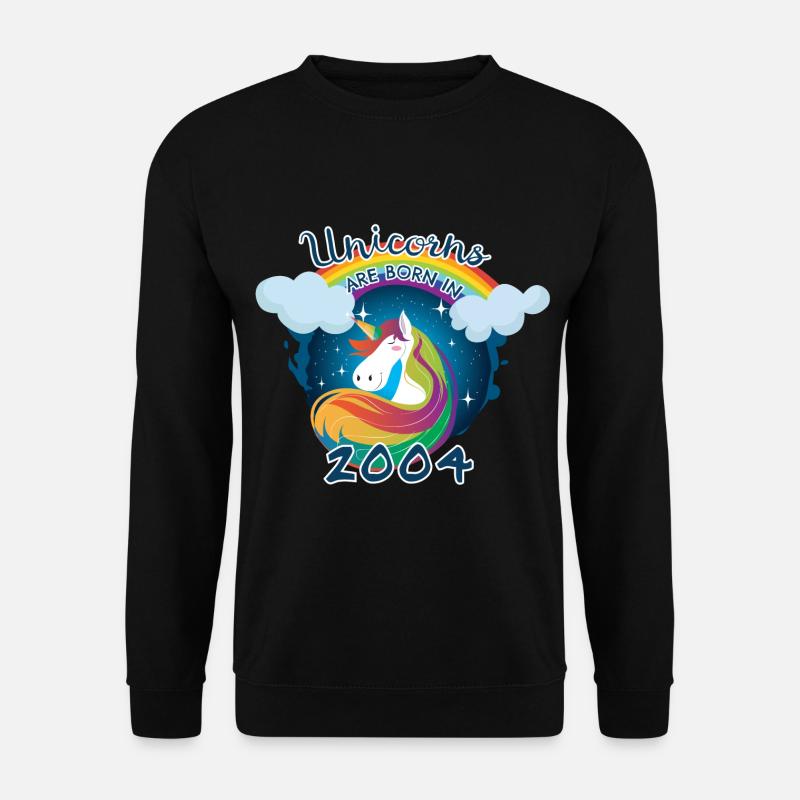Unicorns were born in 2004 - Unisex Sweatshirt - black