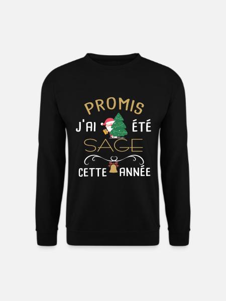 Humour noël, idée cadeau original père noël - Sweat-shirt Unisexe - noir