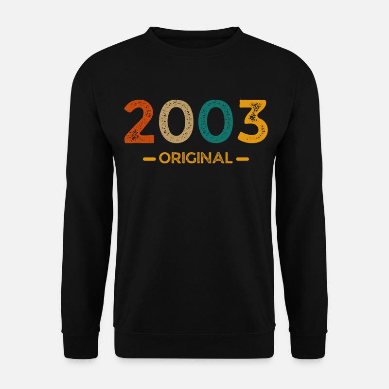2003 Original - Unisex Pullover - Schwarz