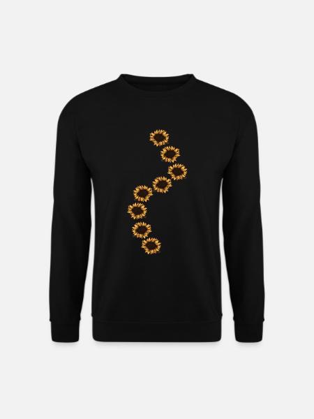 Sonnenblume Sonnenblumen Gartenarbeit Garten - Unisex Pullover - Schwarz