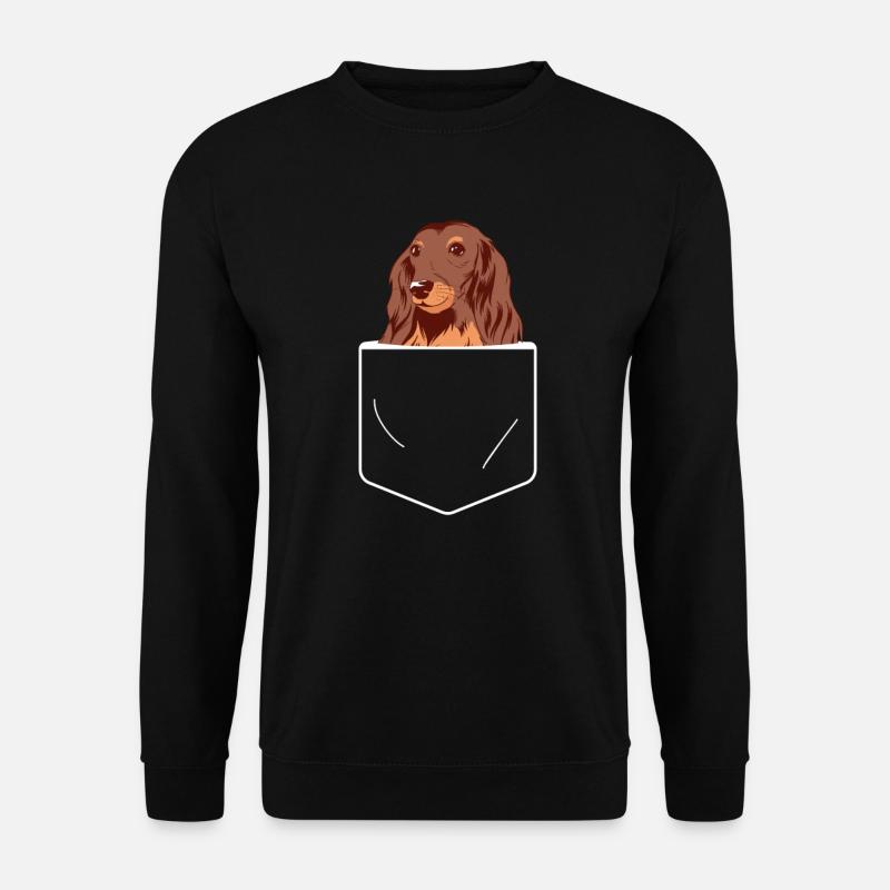 Dackel - Unisex Pullover - Schwarz