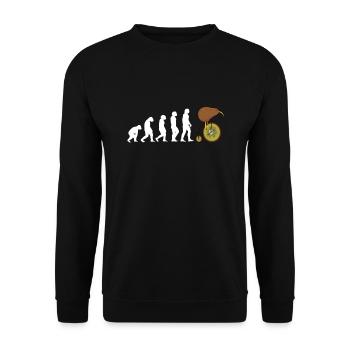 Idée cadeau Nouvelle-Zélande Nouvelle-Zélande - Sweat-shirt Unisexe - noir - Devant - Alina (178cm) & Michal (187cm)