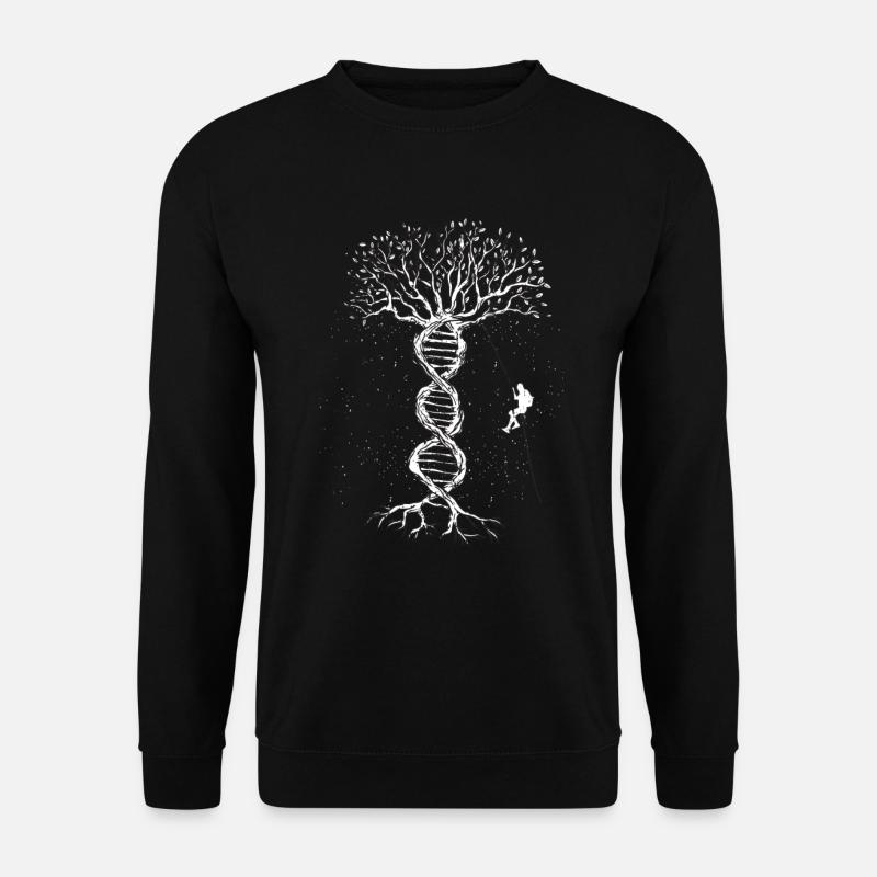 Klettern Geschenk Wald Wandern Natur Bouldern - Unisex Pullover - Schwarz