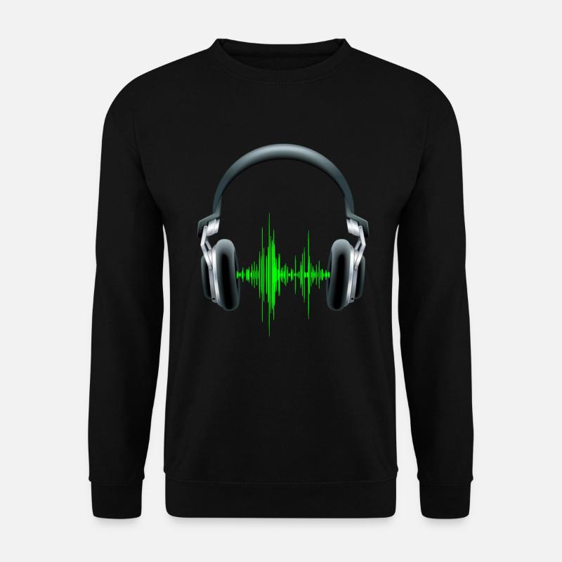 Les écouteurs DJ equalizer - Sweat-shirt Unisexe - noir