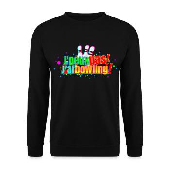 J'peux pas jai bowling - Sweat-shirt Unisexe - noir - Devant - Alina (178cm) & Michal (187cm)
