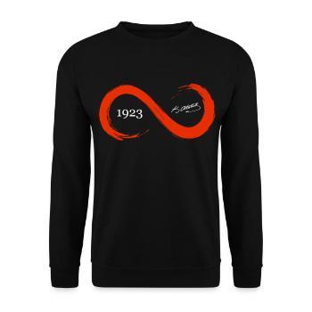 Atatürk 1923 Cumhuriyet Atatürk Unterschrift - Unisex Pullover - Schwarz - Vorne - Alina (178cm) & Michal (187cm)