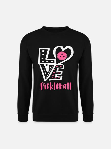 I love Pickleball - Unisex Sweatshirt - black