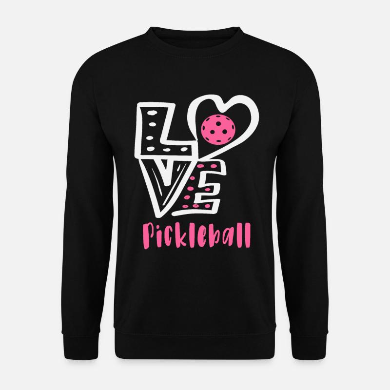 I love Pickleball - Unisex Sweatshirt - black