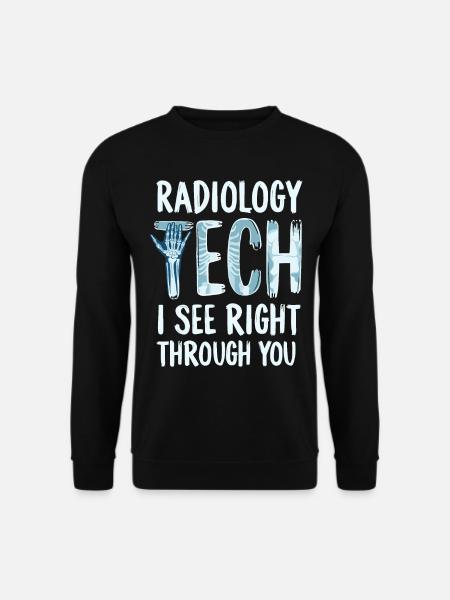 Radiologie Techniker Humor Röntgen - Unisex Pullover - Schwarz
