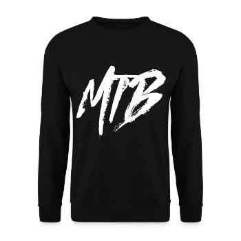 MTB Mountainbike Mountain Bike - Unisex Pullover - Schwarz - Vorne - Alina (178cm) & Michal (187cm)