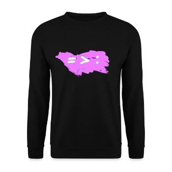 Commonality greater division - Unisex Sweatshirt - black - Front - Alina (178cm) & Michal (187cm)