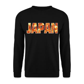 Japan - Unisex Pullover - Schwarz - Vorne - Alina (178cm) & Michal (187cm)