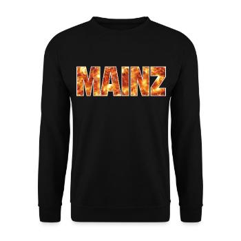 Mainz - Unisex Pullover - Schwarz - Vorne - Alina (178cm) & Michal (187cm)