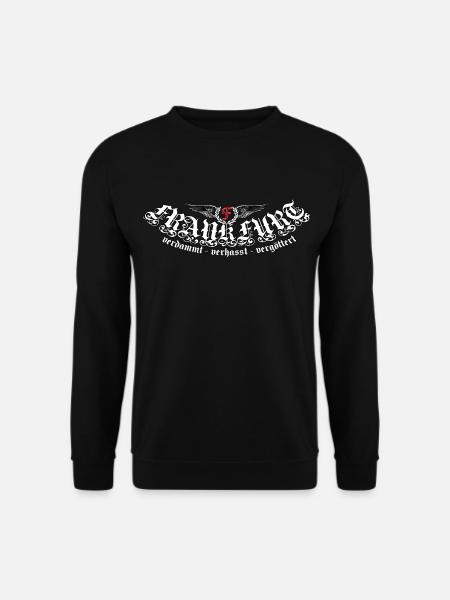 Frankfurt Motiv verdammt verhasst vergoettert - Unisex Pullover - Schwarz