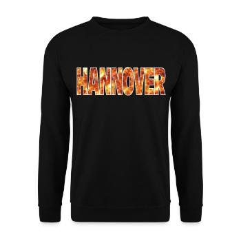Hanover - Unisex Sweatshirt - black - Front - Alina (178cm) & Michal (187cm)