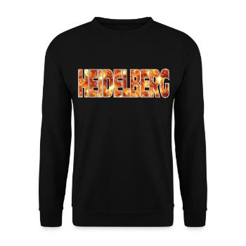 Heidelberg - Unisex Sweatshirt - black - Front - Alina (178cm) & Michal (187cm)