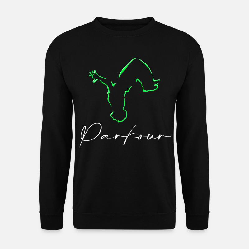 Parkour - Unisex Pullover - Schwarz