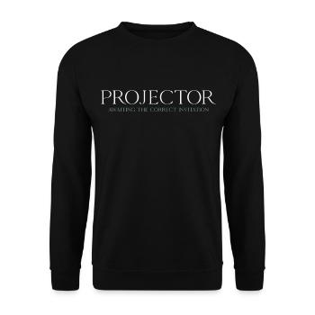 Projector - Unisex Pullover - Schwarz - Vorne - Alina (178cm) & Michal (187cm)