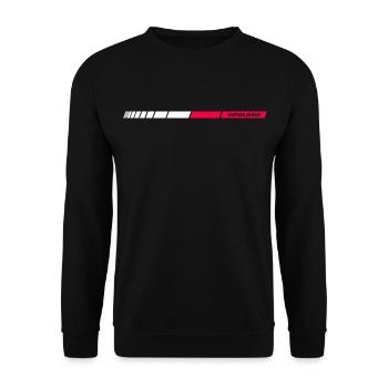 #POLAND - Unisex Pullover - Schwarz - Vorne - Alina (178cm) & Michal (187cm)