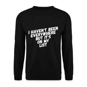 Voyage dans le monde - Sweat-shirt Unisexe - noir - Devant - Alina (178cm) & Michal (187cm)