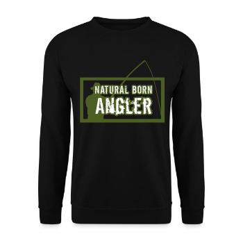 Pêche naturelle à la ligne - Sweat-shirt Unisexe - noir - Devant - Alina (178cm) & Michal (187cm)