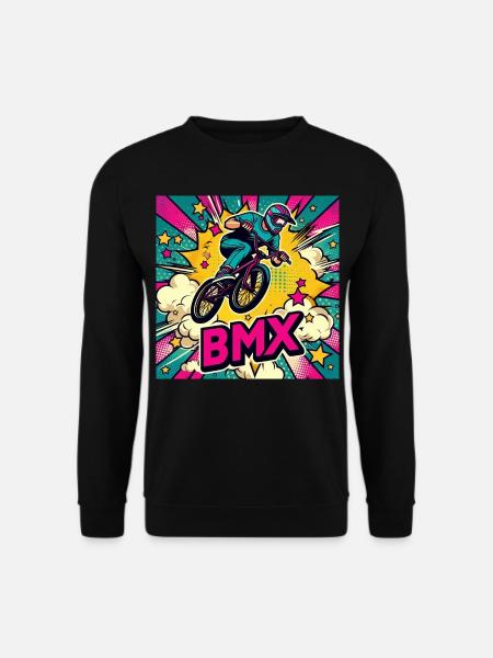 BMX Rad - Unisex Pullover - Schwarz