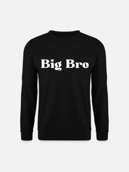 BIG BRO. BIG BROTHER - Unisex Sweatshirt - black