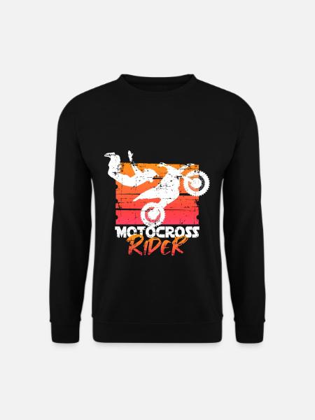 Motocross - Unisex Pullover - Schwarz