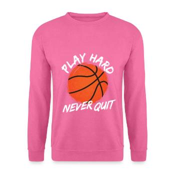 Basket-ball champion ball cadeau de saison - Sweat-shirt Unisexe - rose - Devant