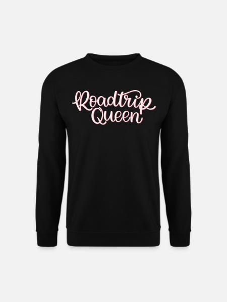 Roadtrip Queen - Unisex Pullover - Schwarz