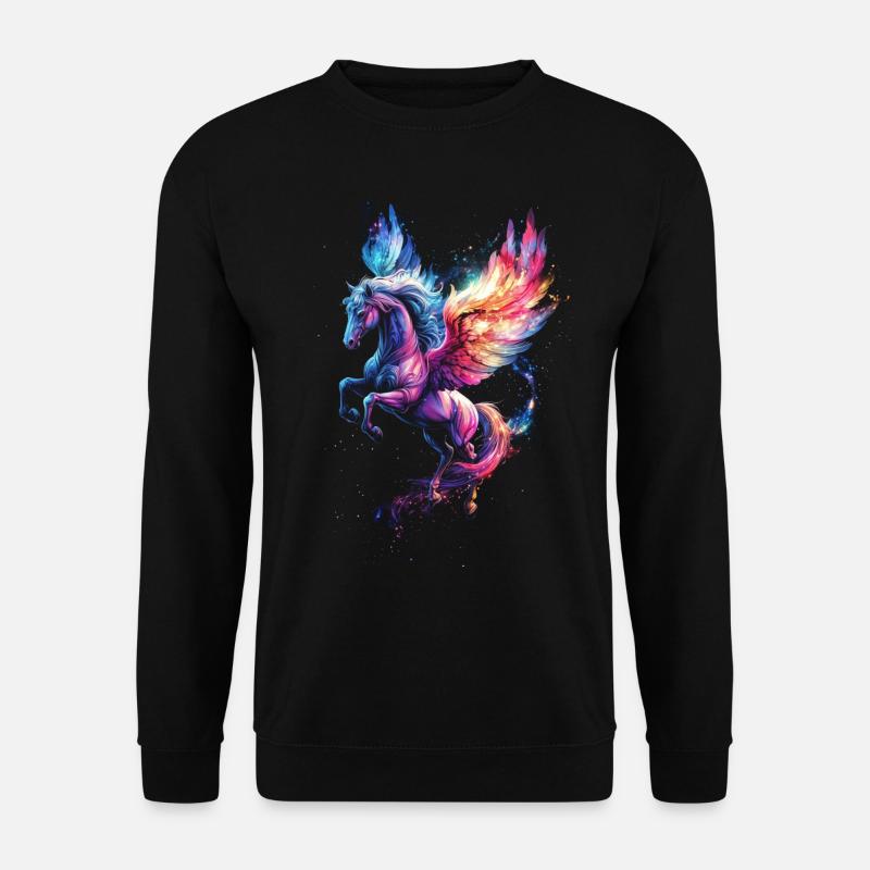 Pegasus - Unisex Pullover - Schwarz