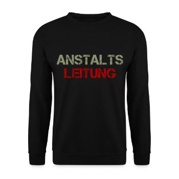 Anstaltsleitung Chef Job Arbeit Büro Geschenk - Unisex Pullover - Schwarz - Vorne - Alina (178cm) & Michal (187cm)