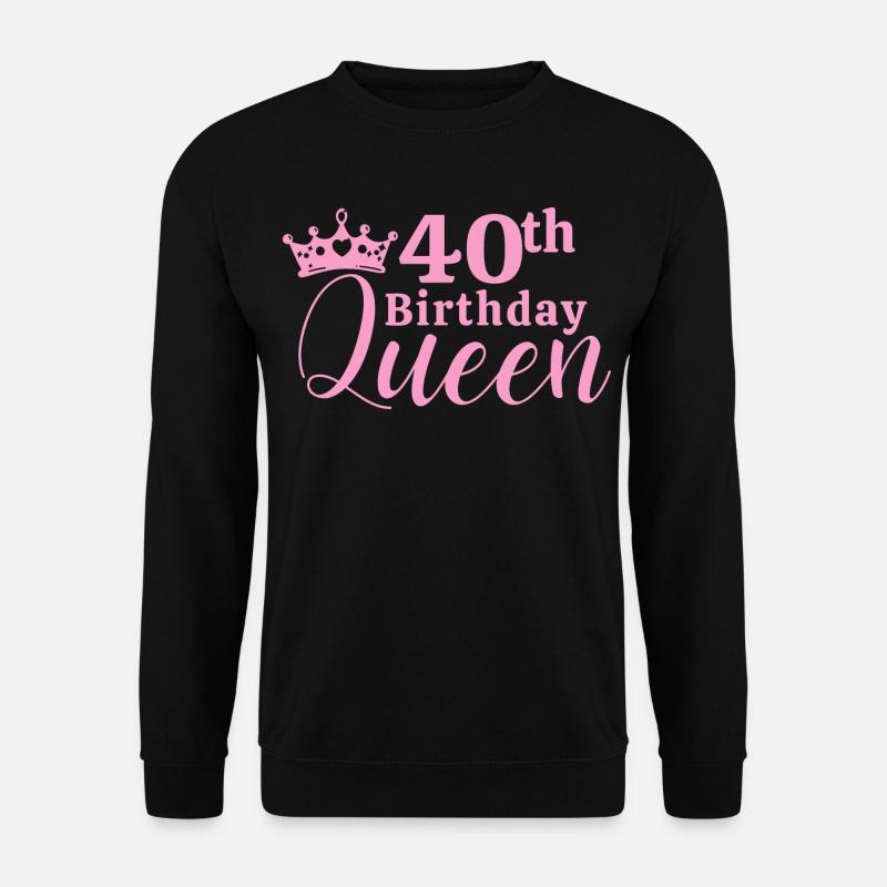 40th birthday - Unisex Sweatshirt - black