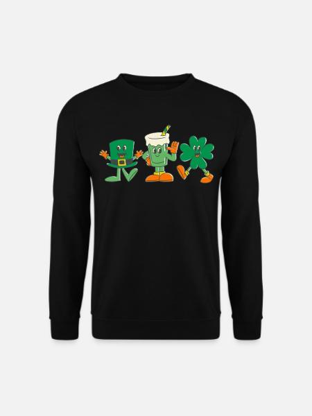Bonne Saint-Patrick. La Saint-Patrick! - Sweat-shirt Unisexe - noir