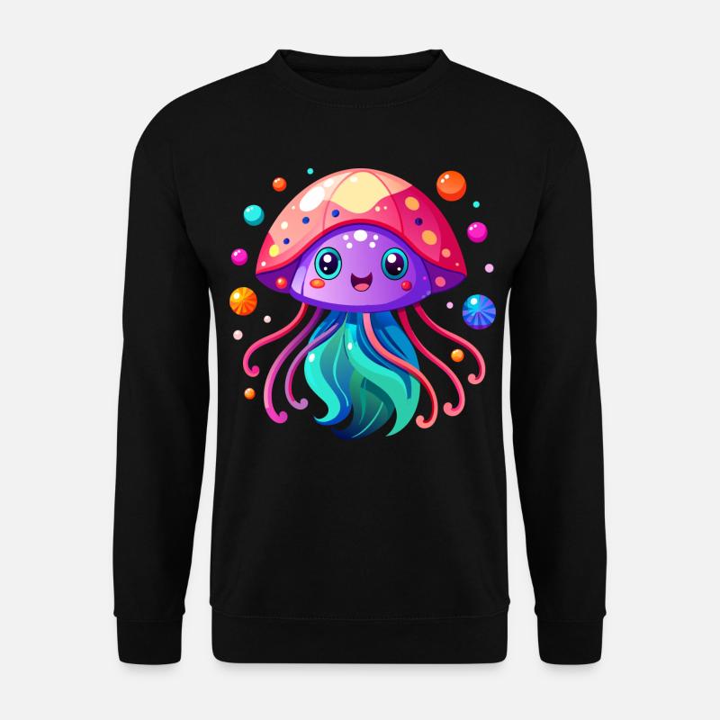 Cute Jellyfish - Unisex Sweatshirt - black