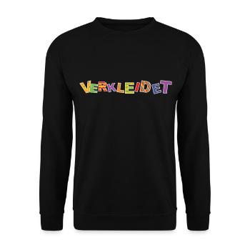 Kostümersatz Verkleidet Fasching Karneval - Unisex Pullover - Schwarz - Vorne - Alina (178cm) & Michal (187cm)