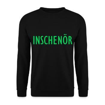 Inschenör Ingenieur Studium Arbeit Maschinenbau - Unisex Pullover - Schwarz - Vorne - Alina (178cm) & Michal (187cm)
